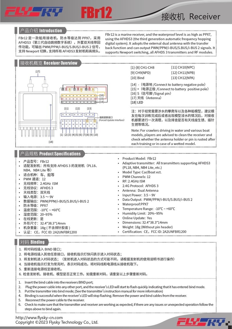 Fly Sky FBr12 manual Fly Sky FBr12 manual