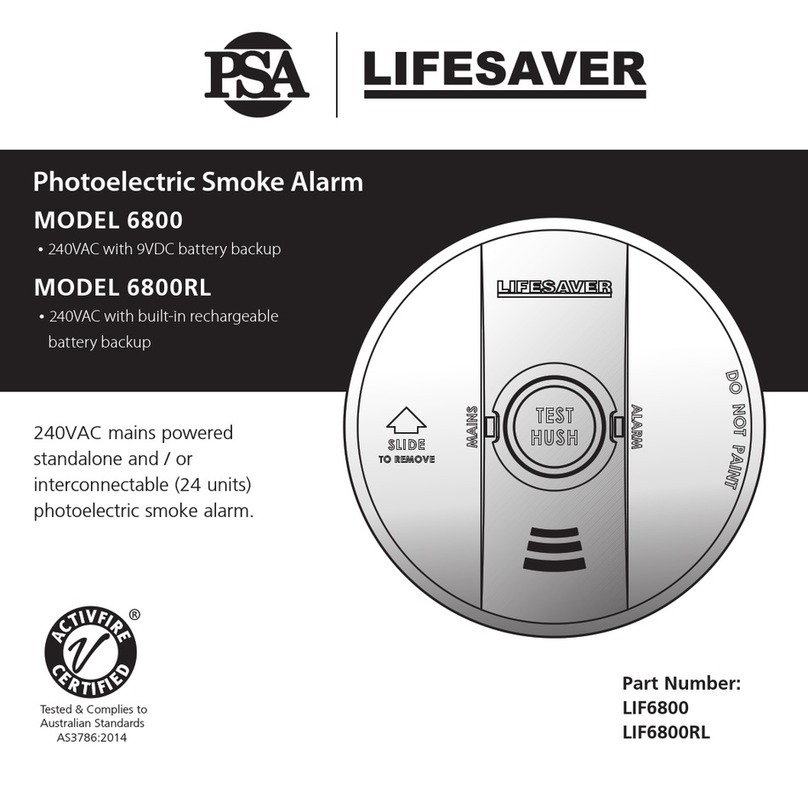 PSA Lifesaver 6800RL manual