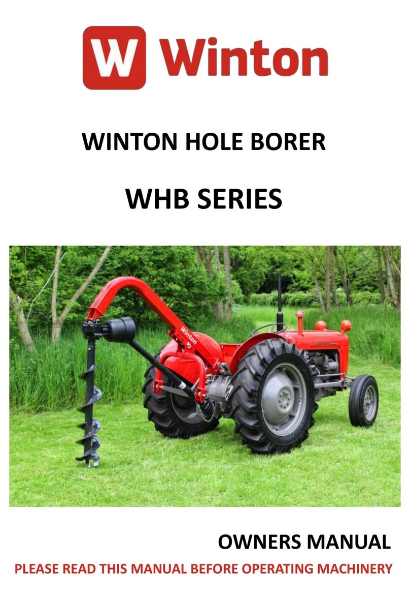 Winton WHB Series owner's manual