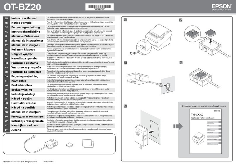 Epson OT-BZ20 User manual