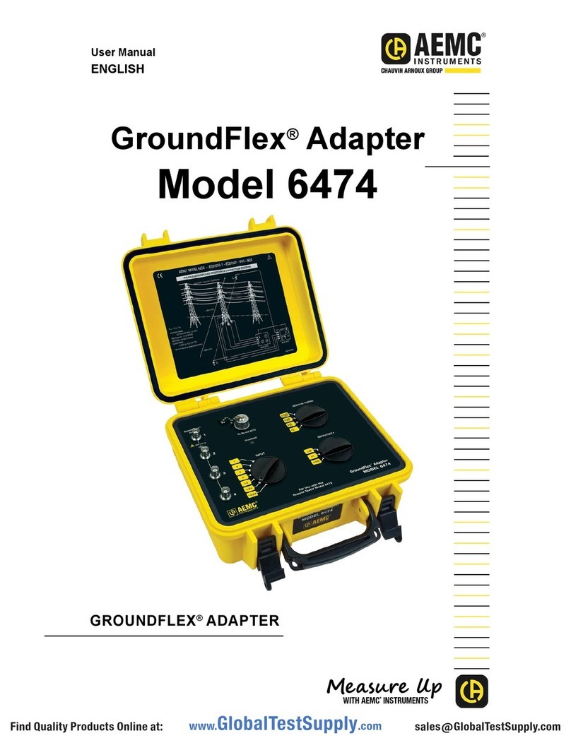AEMC instruments GROUNDFLEX 6474 User manual