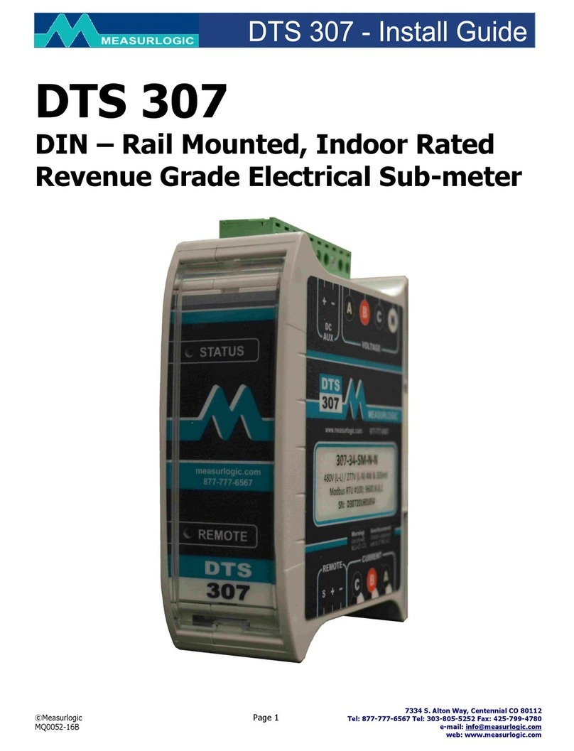 Measurlogic DTS 307 install guide