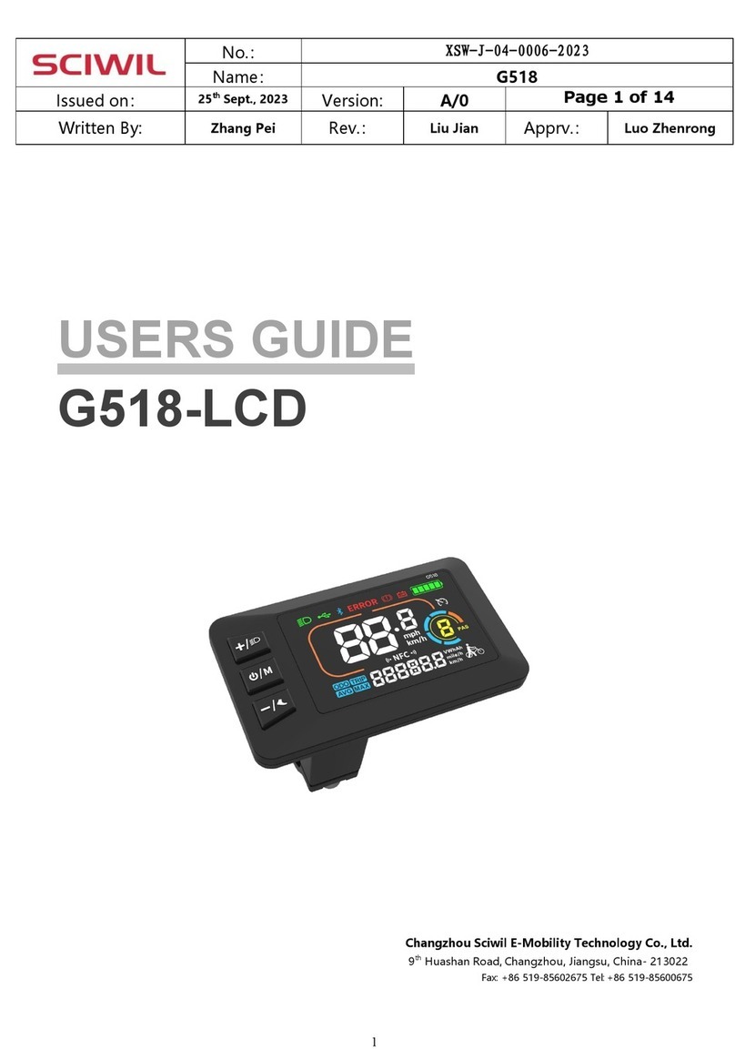 SCIWIL G518-LCD user guide