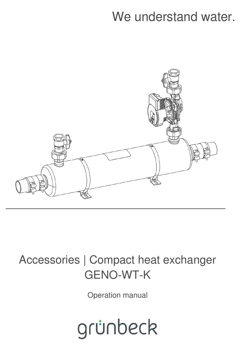 Grunbeck GENO-WT-K 42 Operation manual
