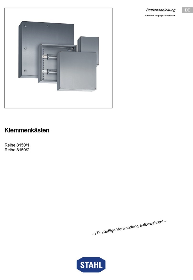 Stahl 8150/1 Series operating instructions