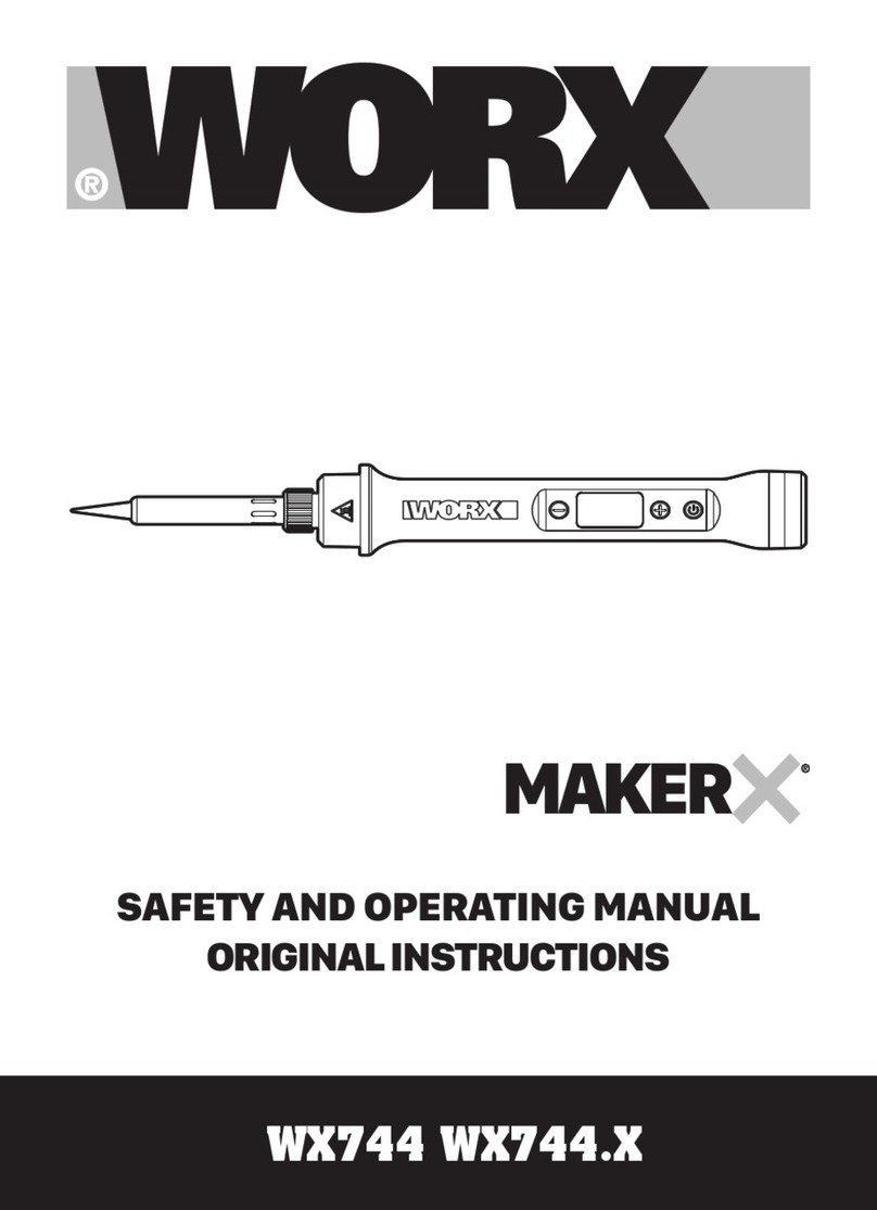 Worx MakerX Safety and operating manual