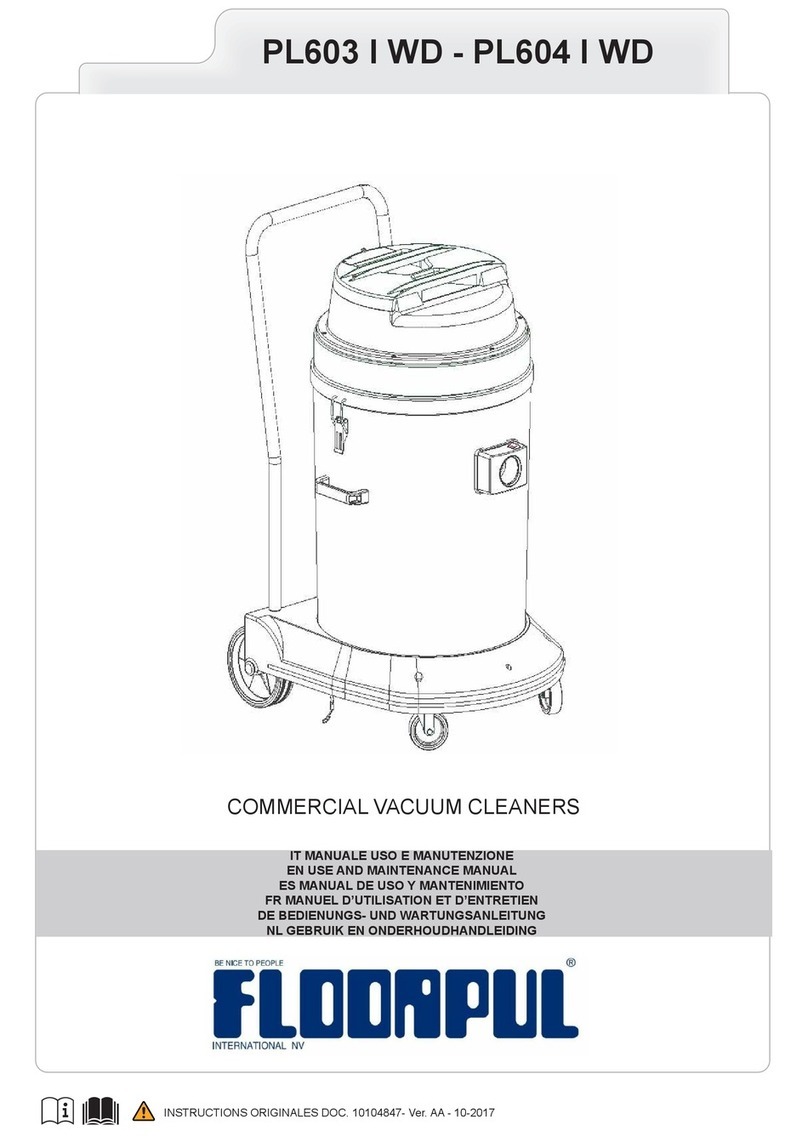 Floorpul PL603 I WD Use and maintenance manual
