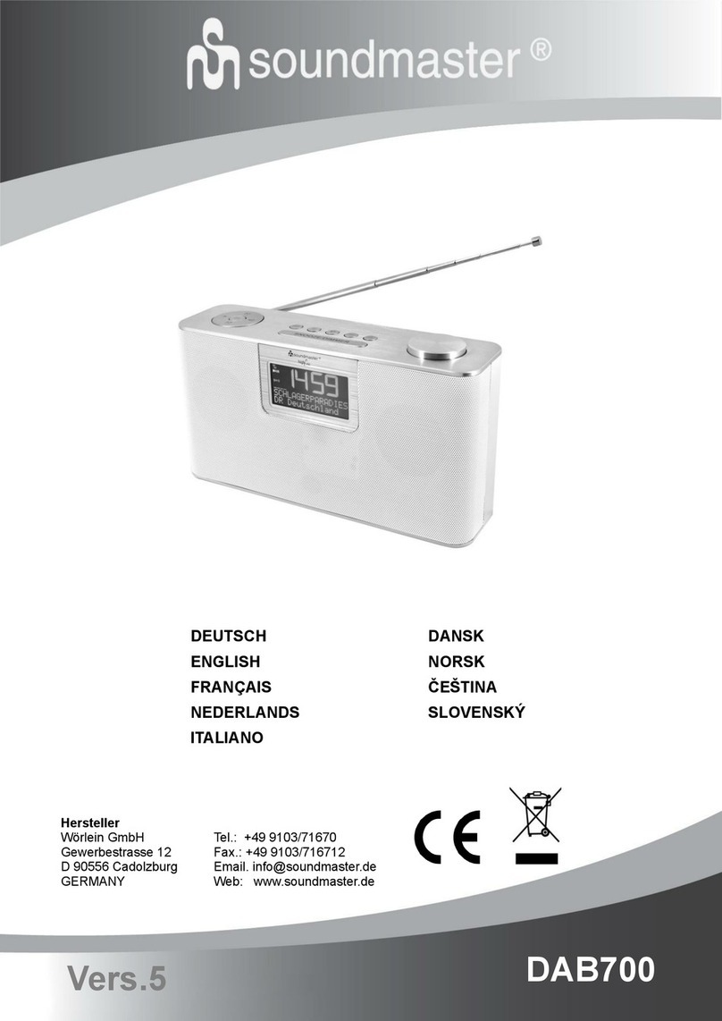 SOUNDMASTER DAB700SW manual