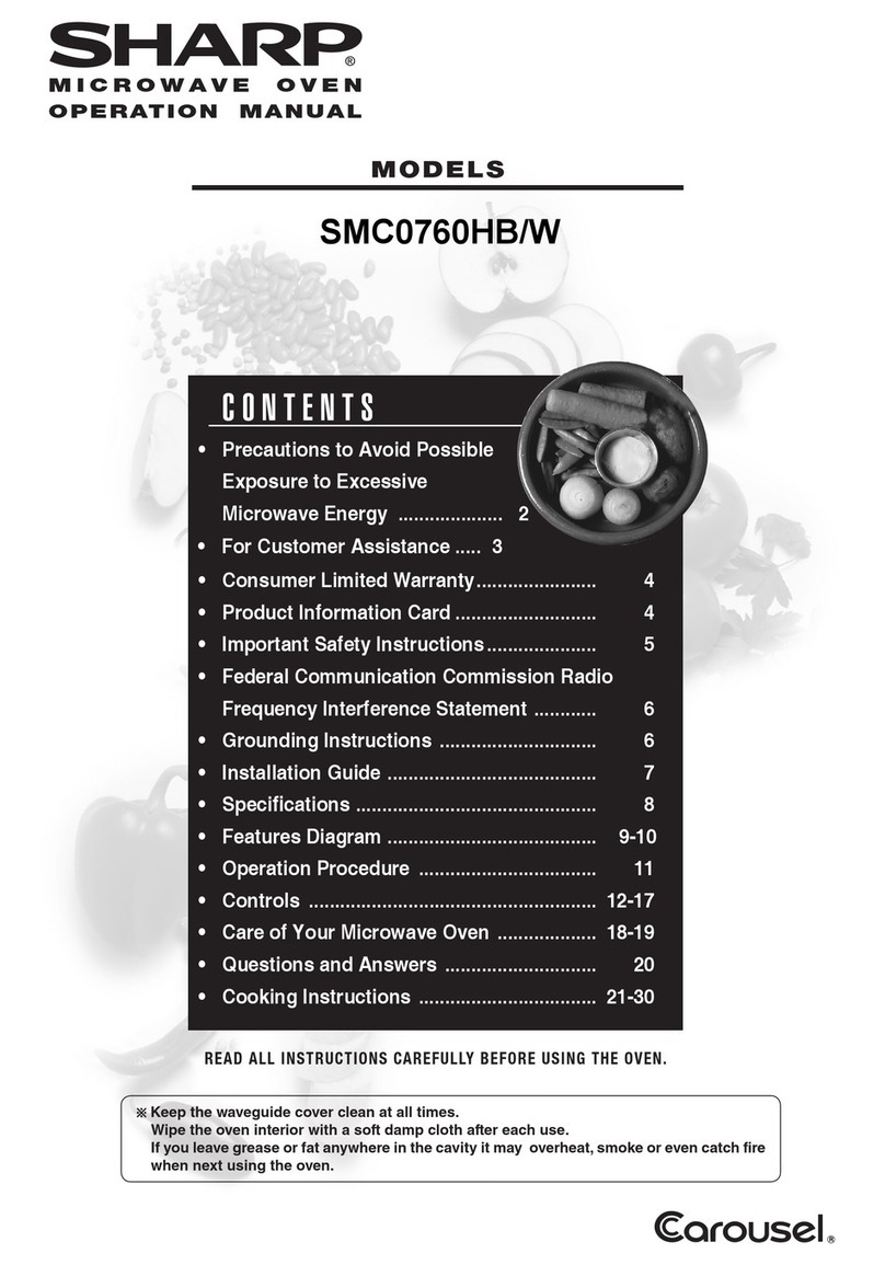 Sharp SMC0760HW Operation manual