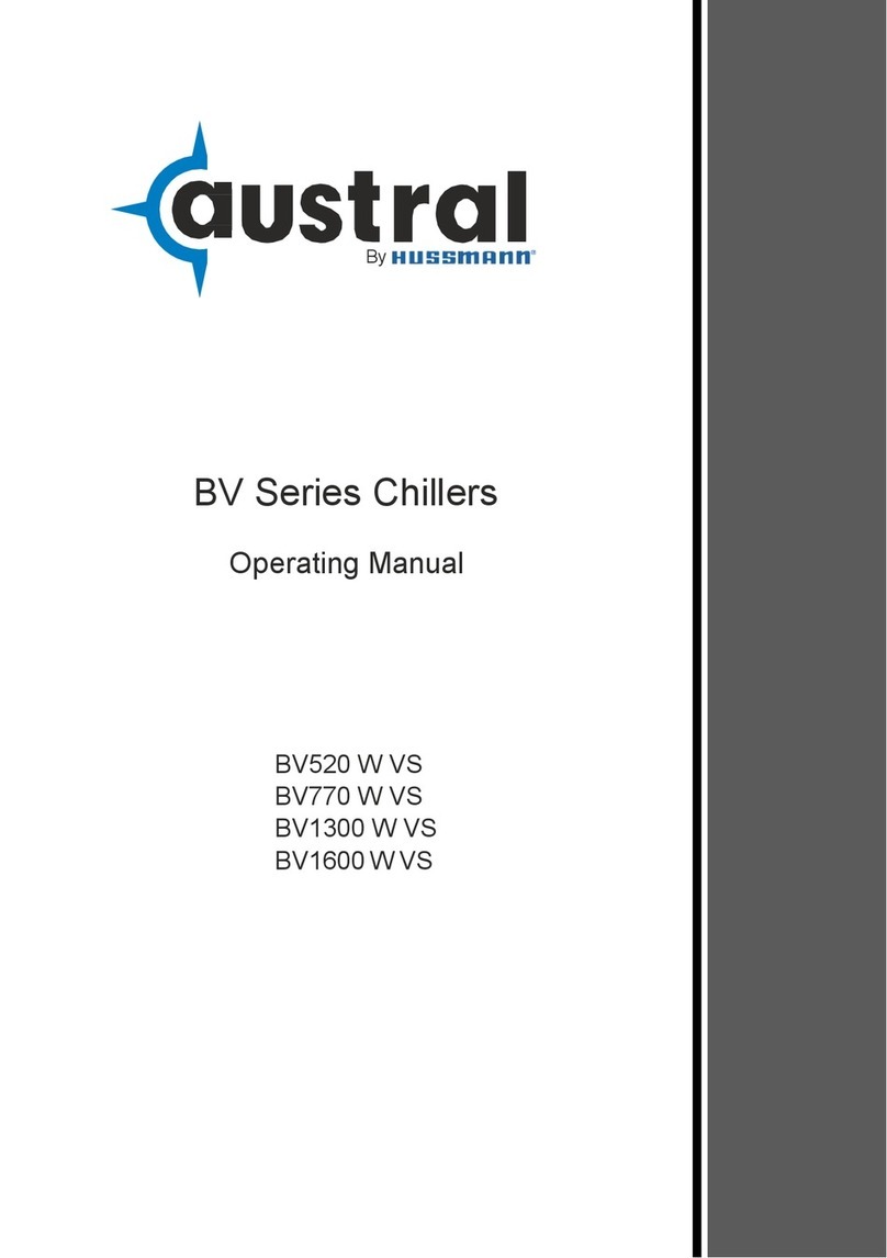 Hussmann austral BV Series operating manual
