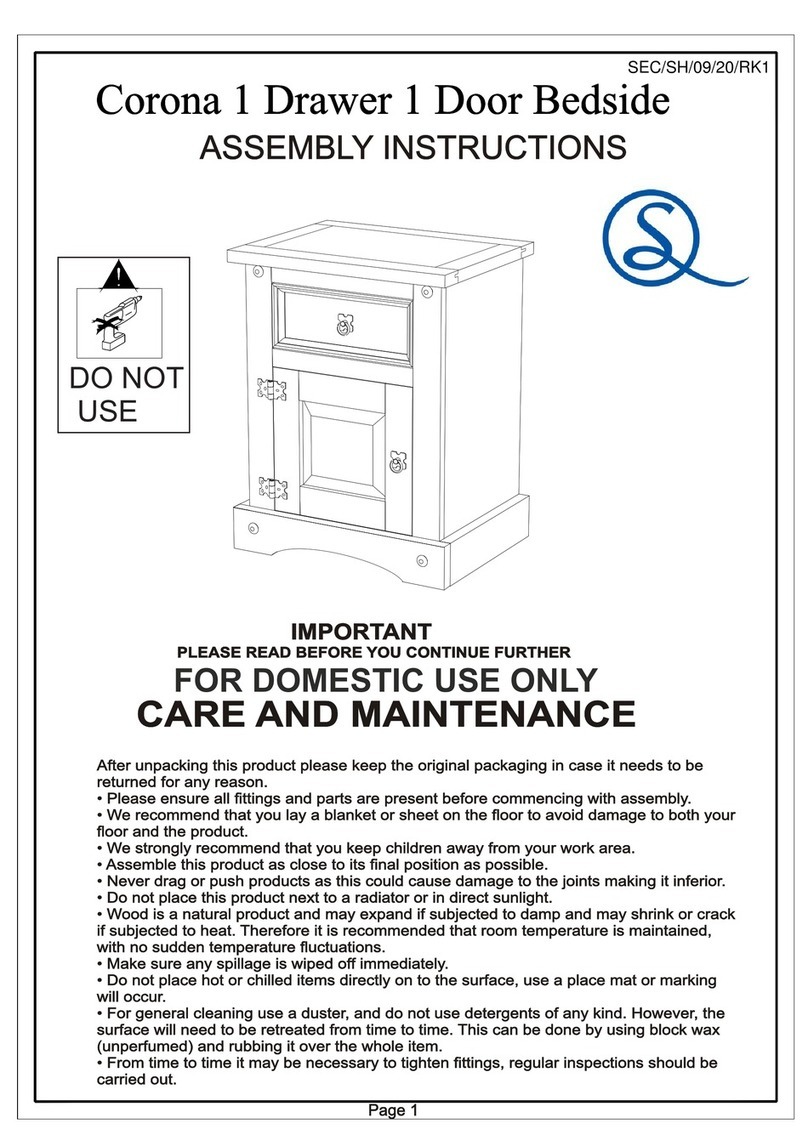 Seconique Corona User manual Seconique Corona User manual