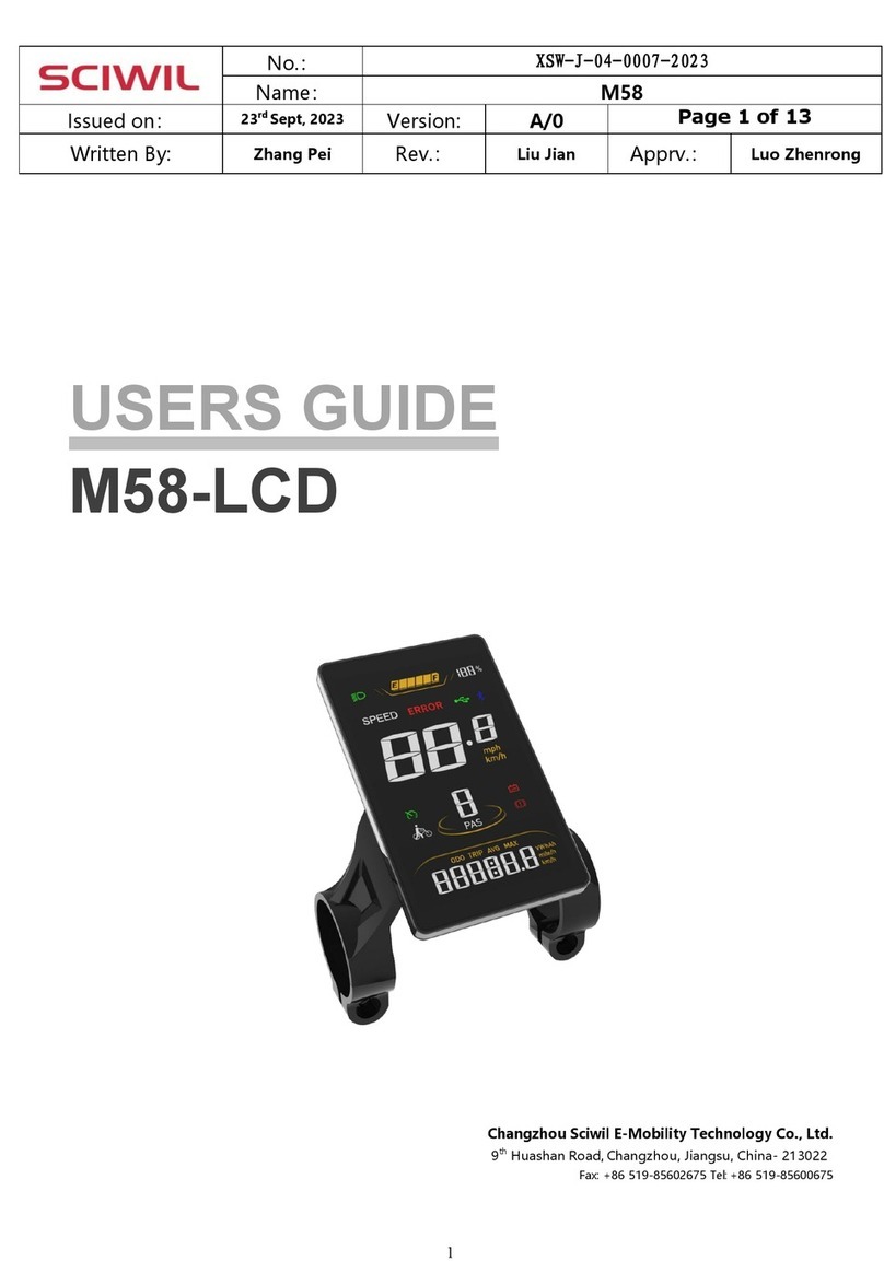 SCIWIL M58-LCD user guide