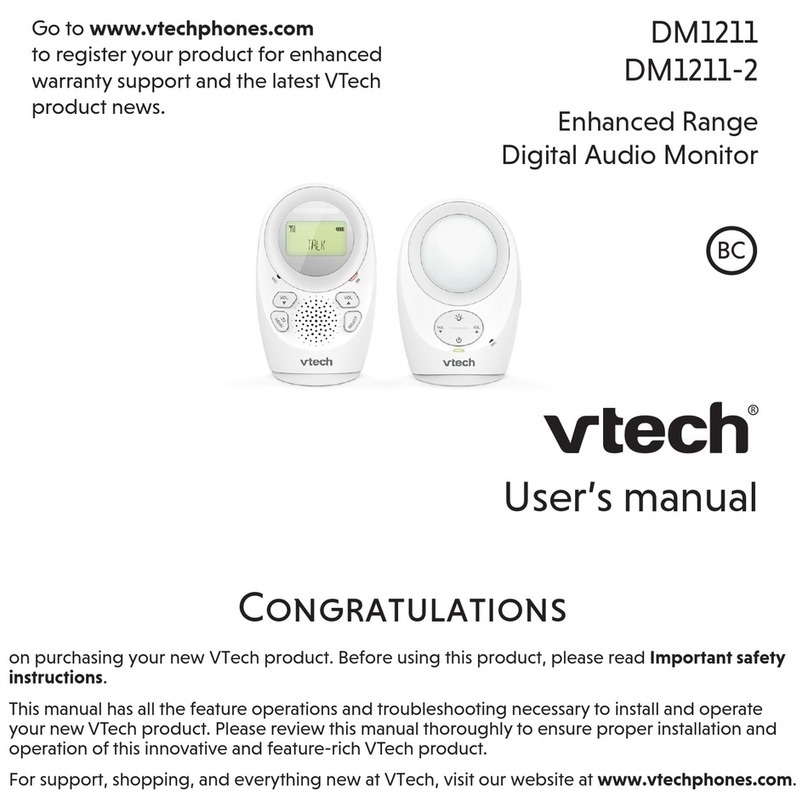 V-tech DM1211 User manual