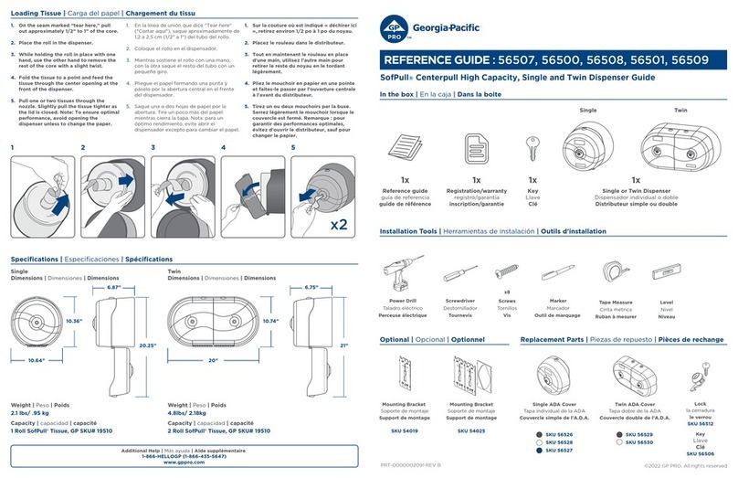 Georgia Pacific SofPull 56507 reference guide