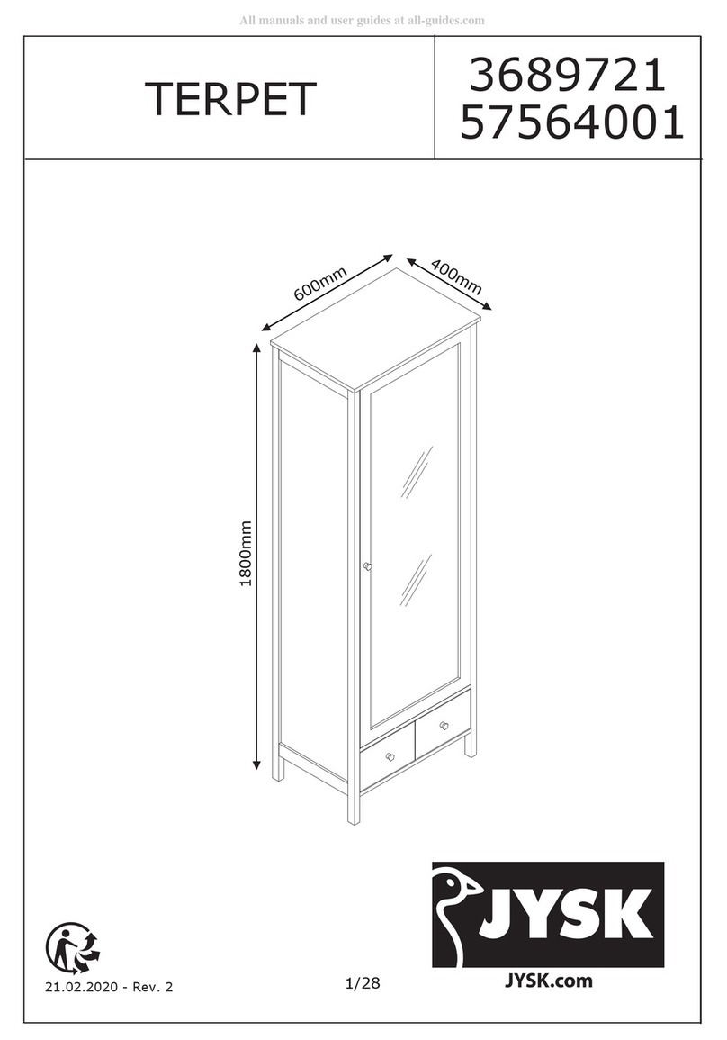 Jysk TERPET 3689721 manual