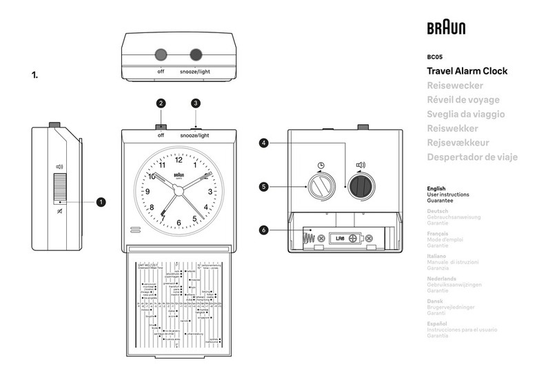 Braun BC05 User manual