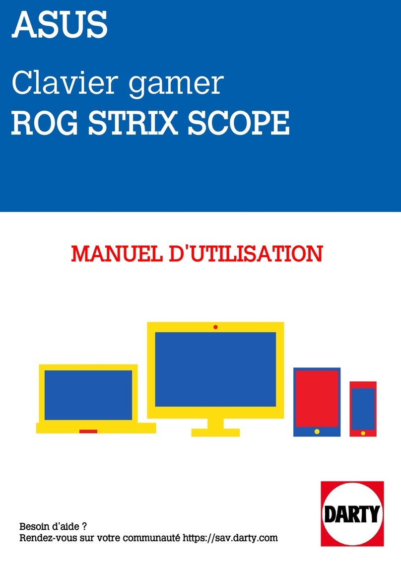Asus ROG STRIX SCOPE User manual