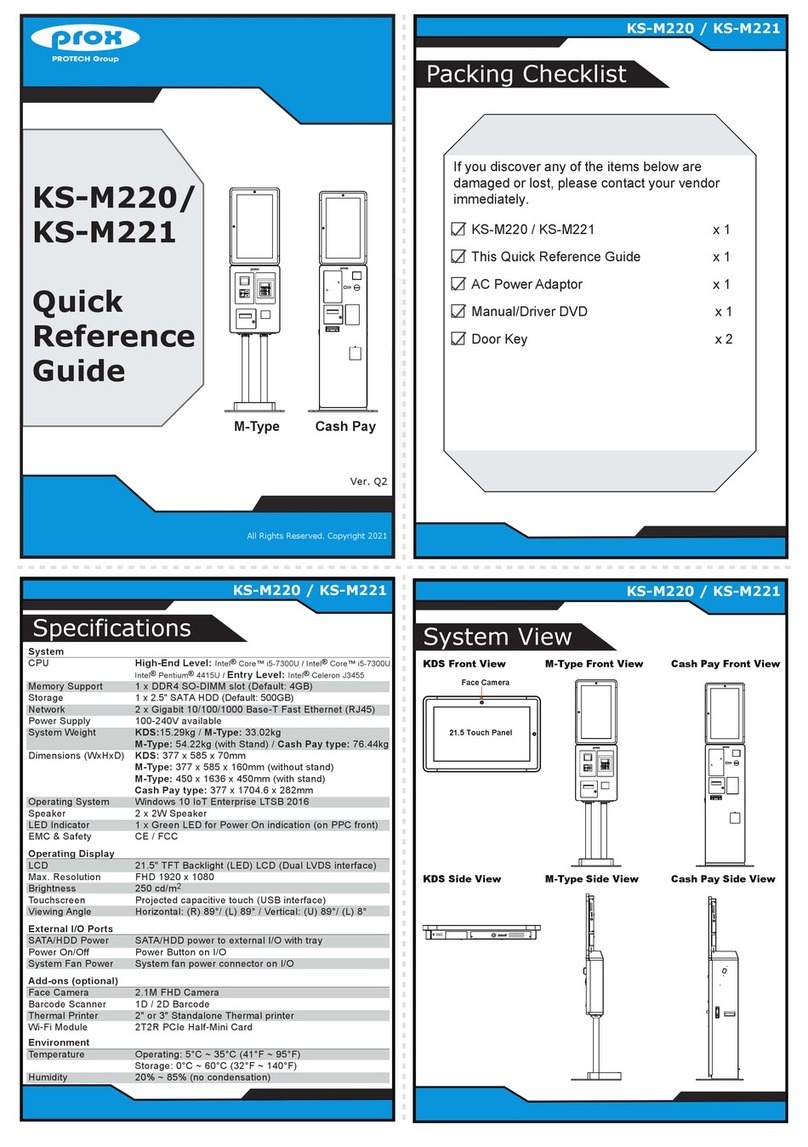 protech prox KS-M220 User manual