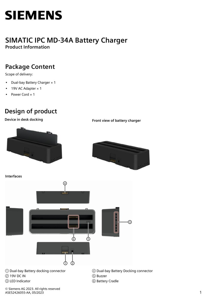 Siemens SIMATIC IPC MD-34A User manual