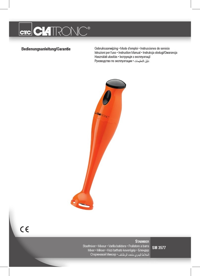 Clatronic SM 3577 User manual Clatronic SM 3577 User manual