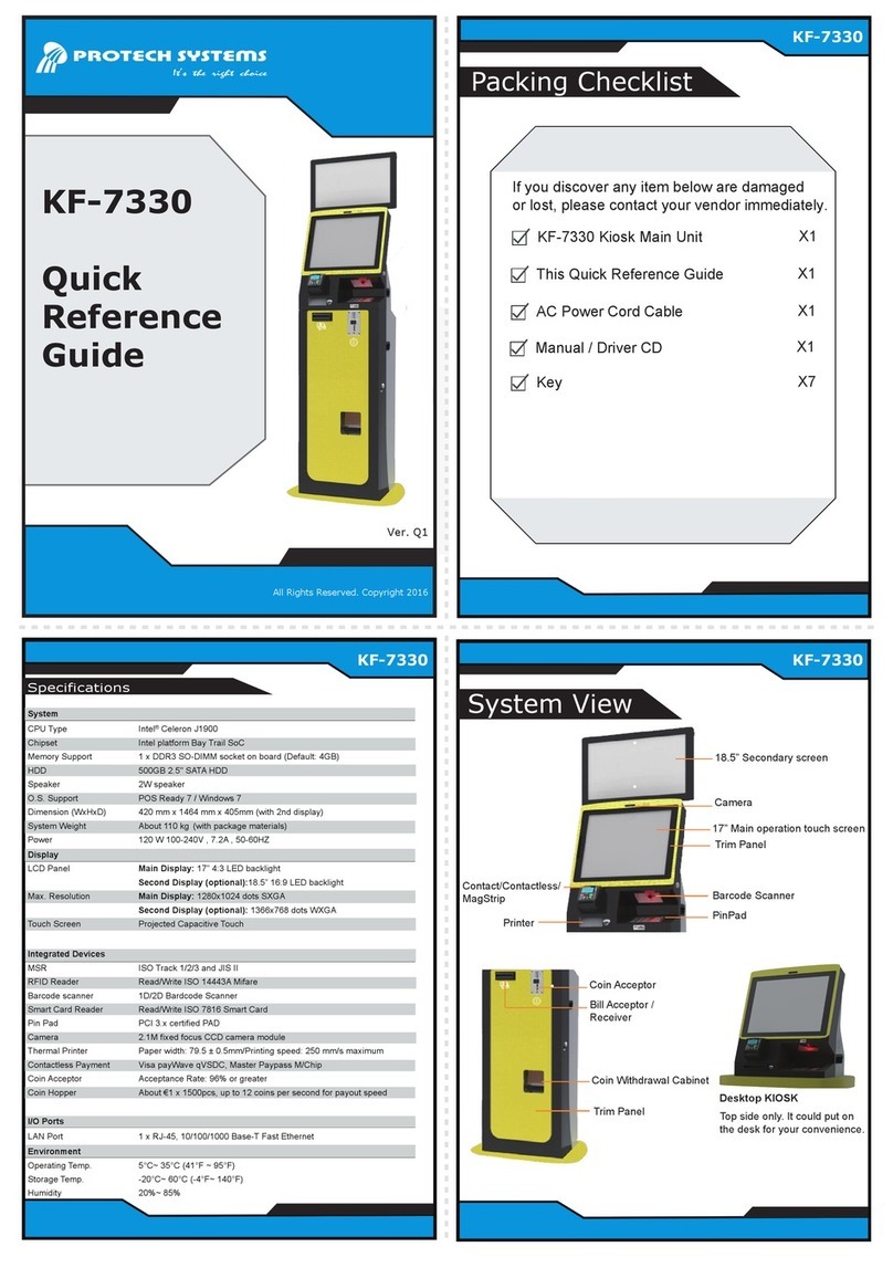 Protech Systems KF-7330 User manual