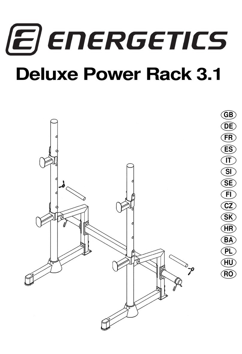 Energetics Deluxe Power Rack 3.1 manual