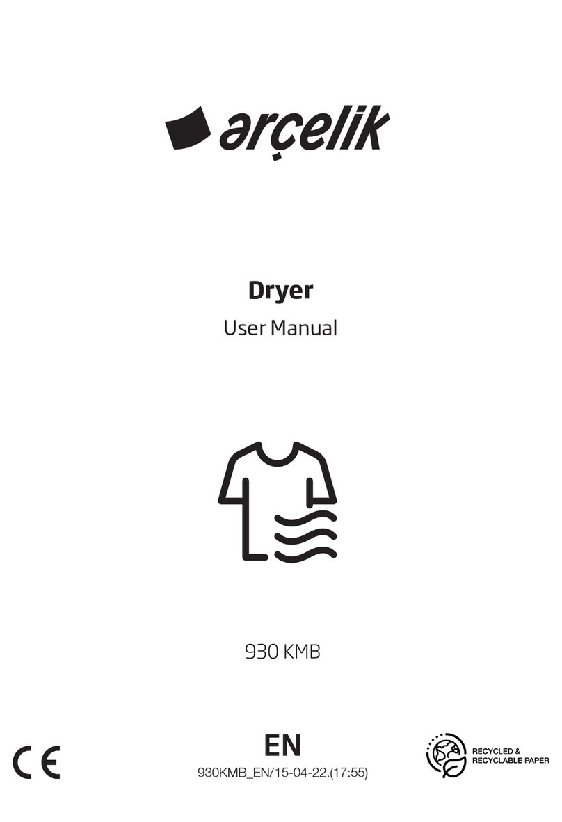 arcelik 930 KMB user manual