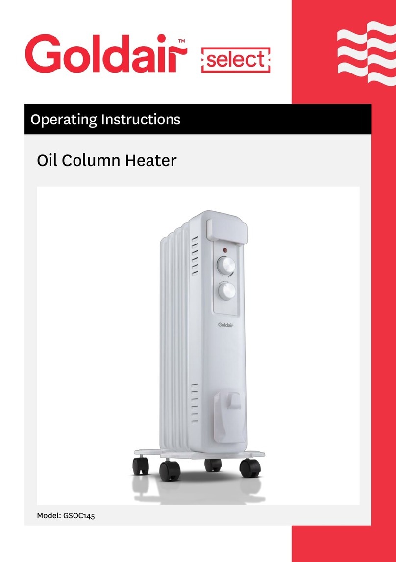 Goldair Select GSOC145 User manual