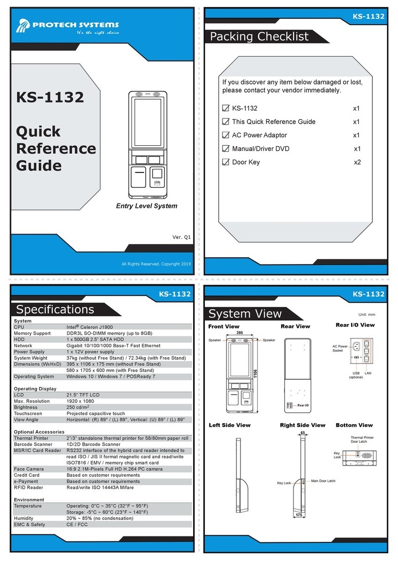 Protech Systems KS-1132 User manual