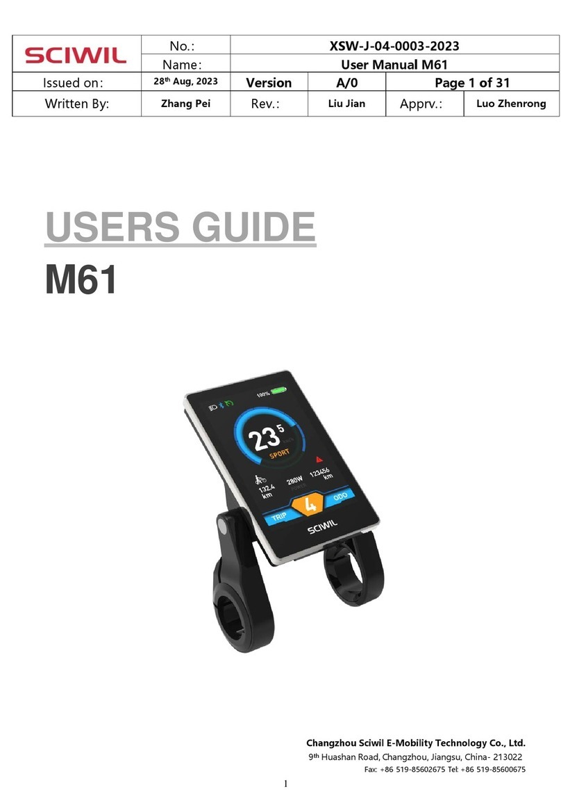 SCIWIL M61 User manual