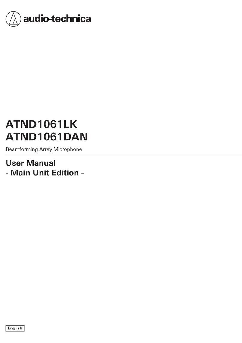 Audio Technica ATND1061 User manual