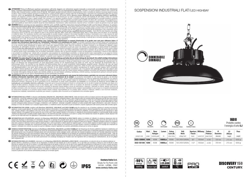 Century DSCD-1509040 quick start guide