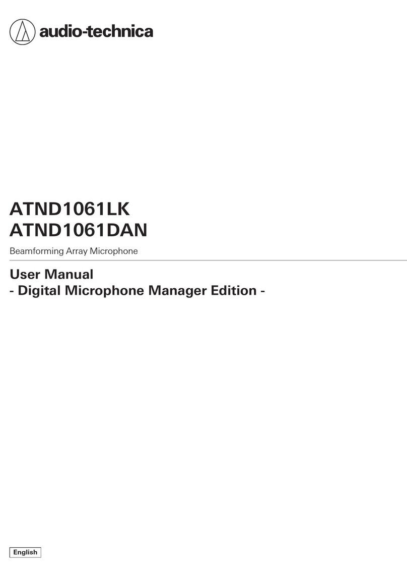 Audio Technica ATND1061LK User manual