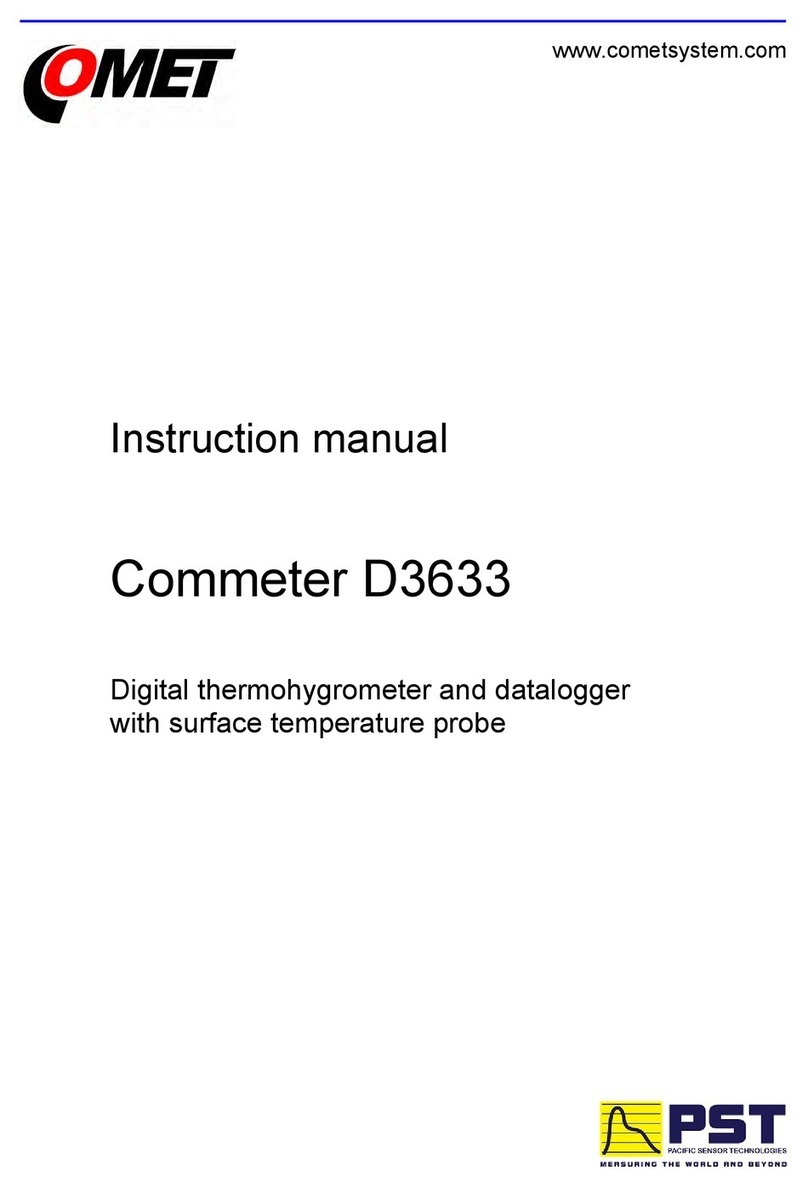 Comet Commeter D3633 User manual