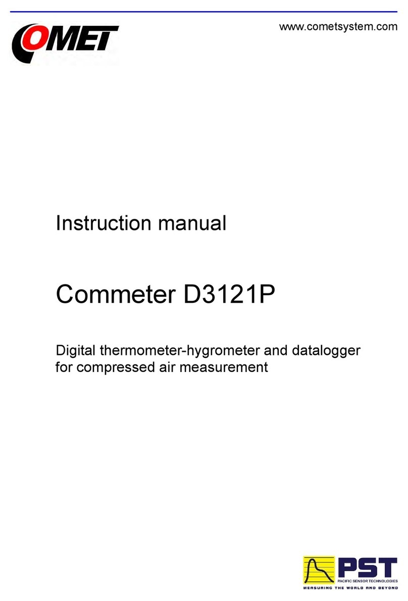 Comet Commeter D3121P User manual
