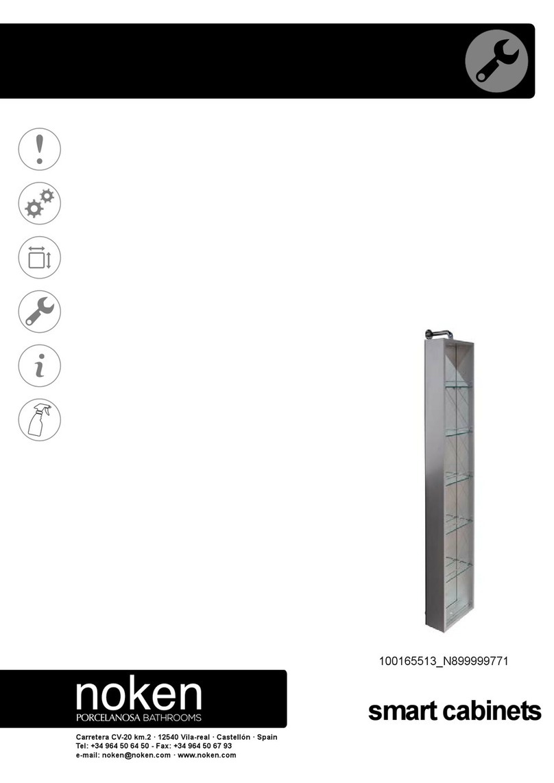 Porcelanosa Noken Smart cabinets 100165513 N899999771 manual Porcelanosa Noken Smart cabinets 100165513 N899999771 manual