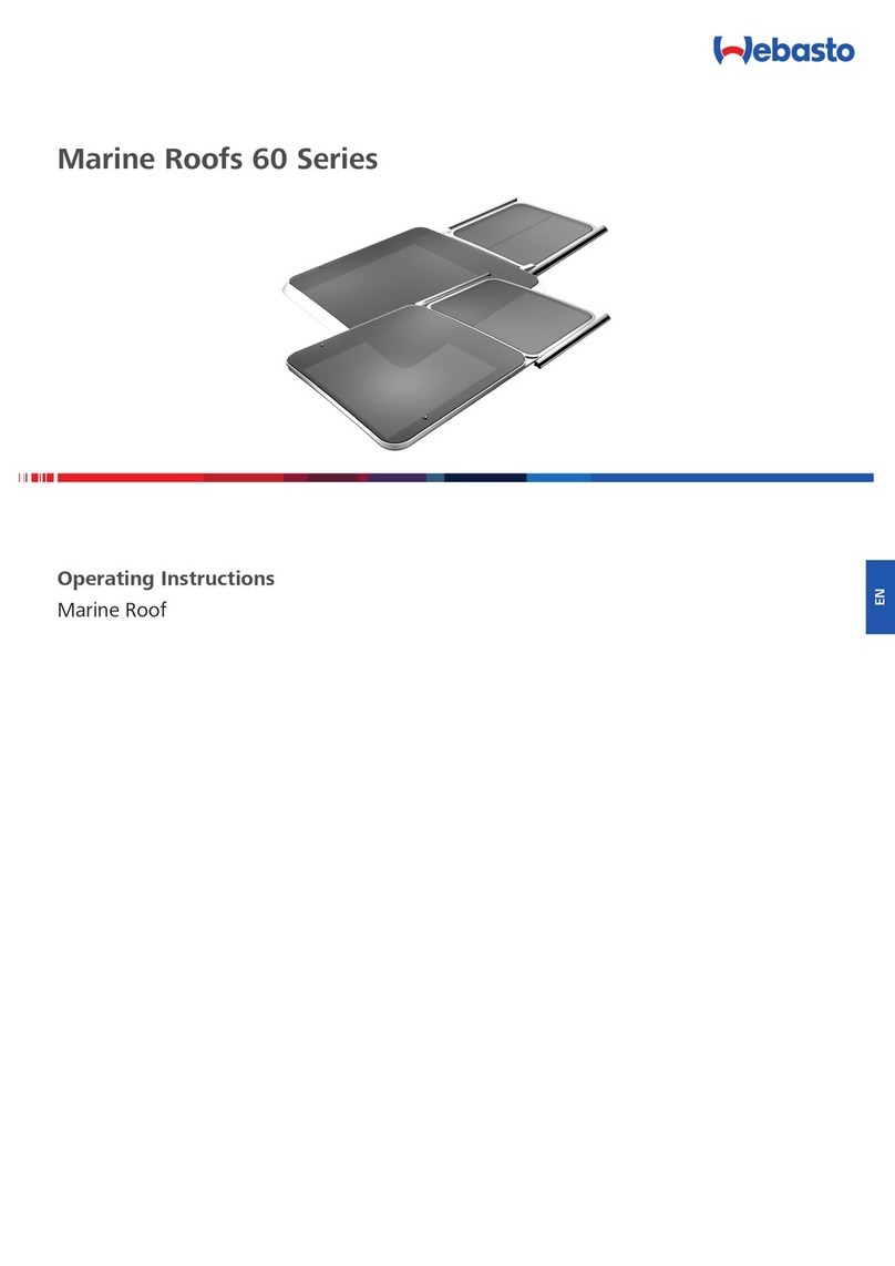 Webasto Marine Roofs 60 Series User manual