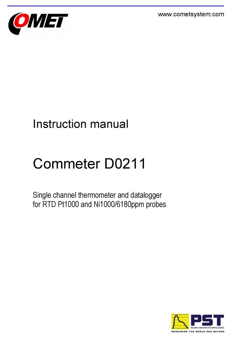 Comet Commeter D0211 User manual