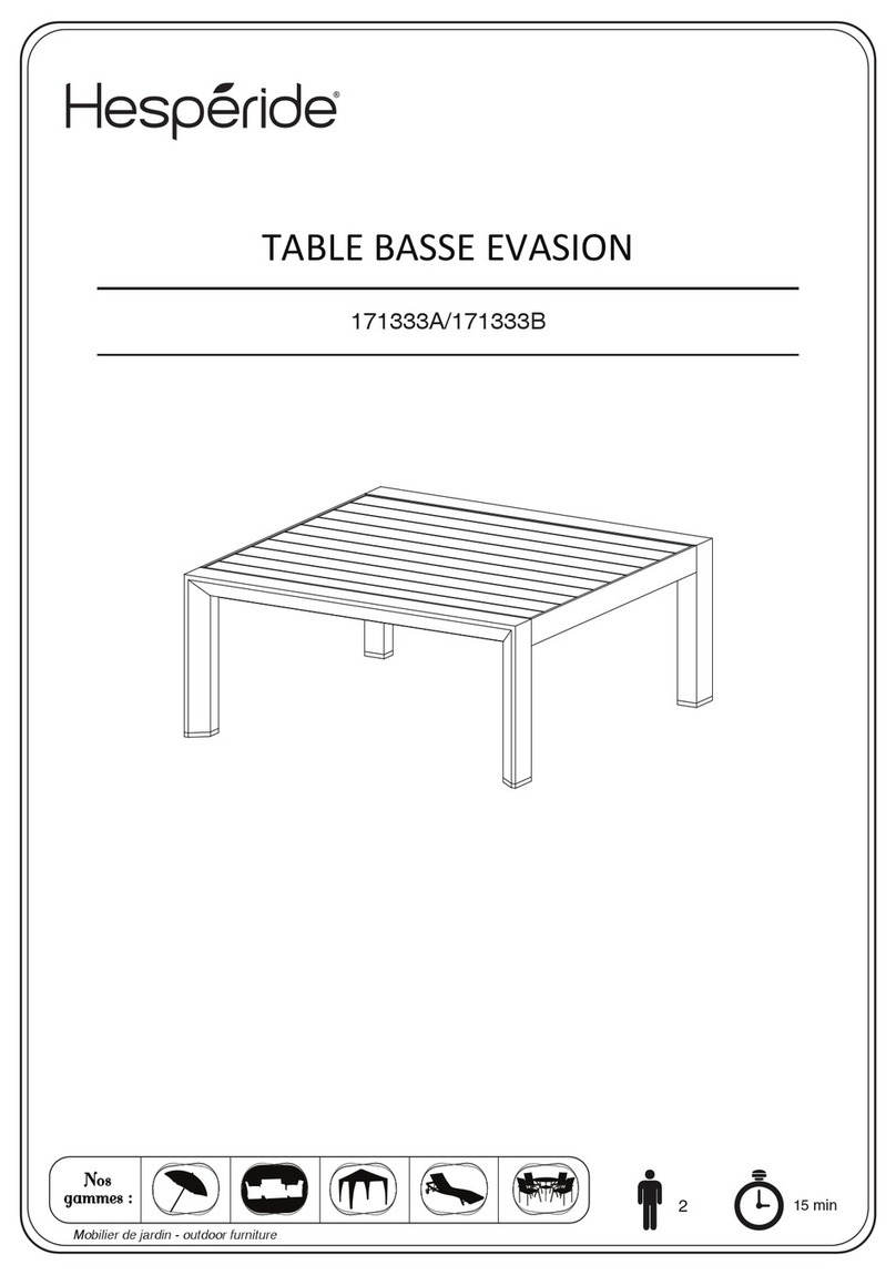 Hesperide 171333A User manual