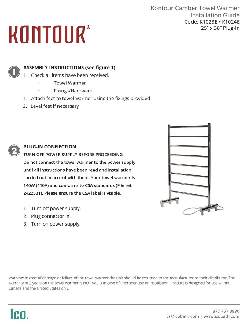 Kontour K1023E installation guide