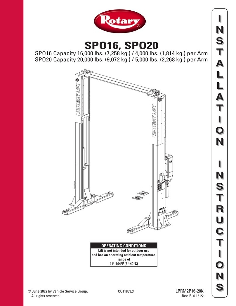 Rotary SPO16 User manual Rotary SPO16 User manual