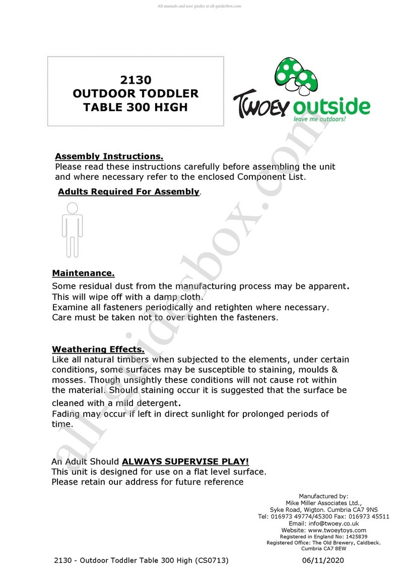 Twoey Outside 2130 Assembly instructions