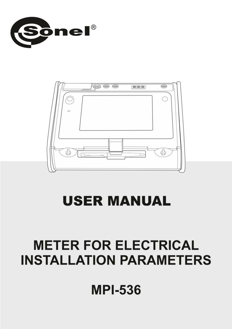 Sonel MPI-536 User manual Sonel MPI-536 User manual