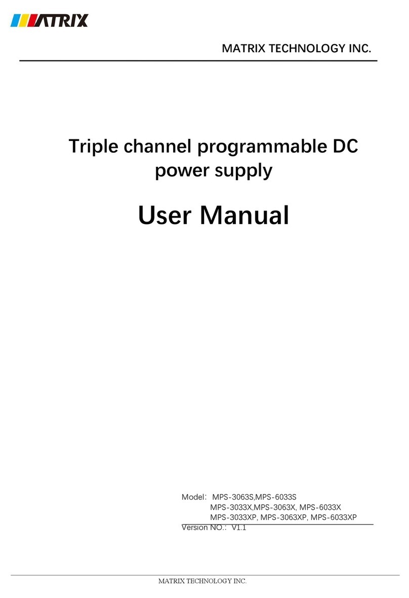 MATRIX TECHNOLOGY MPS-3063S User manual