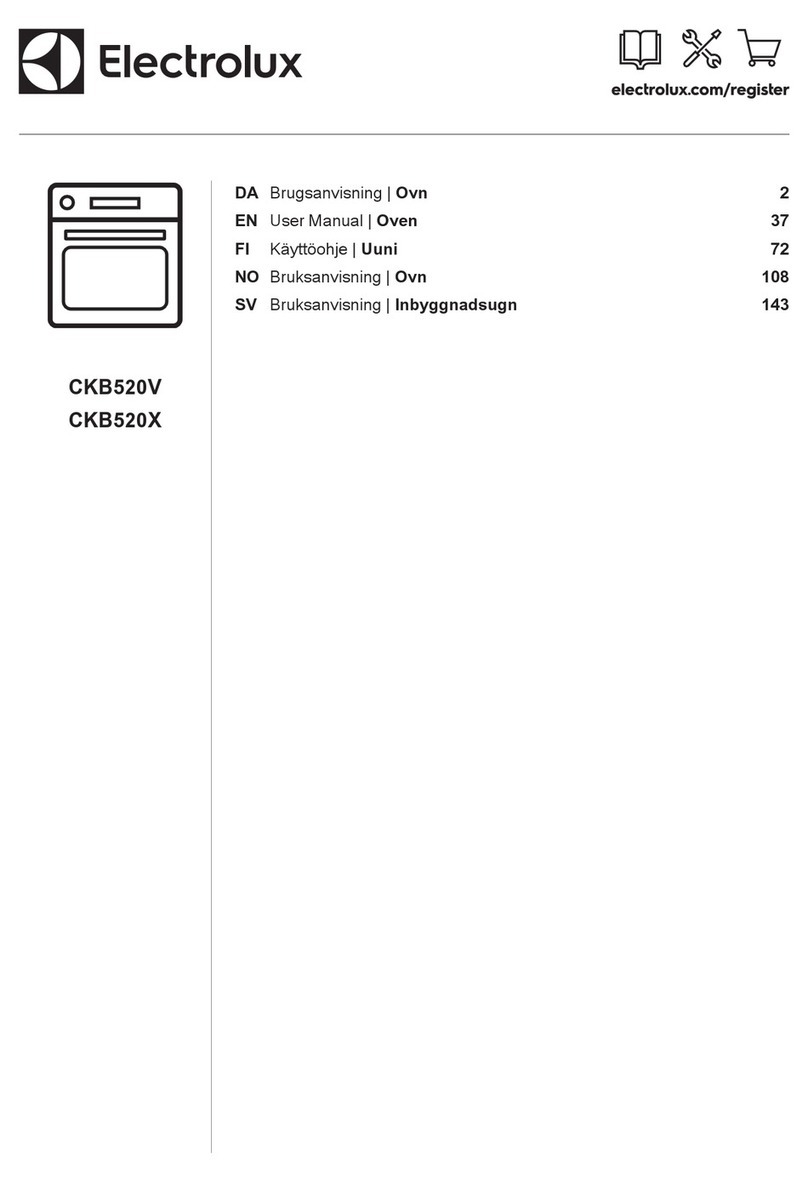 Electrolux CKB520V user manual
