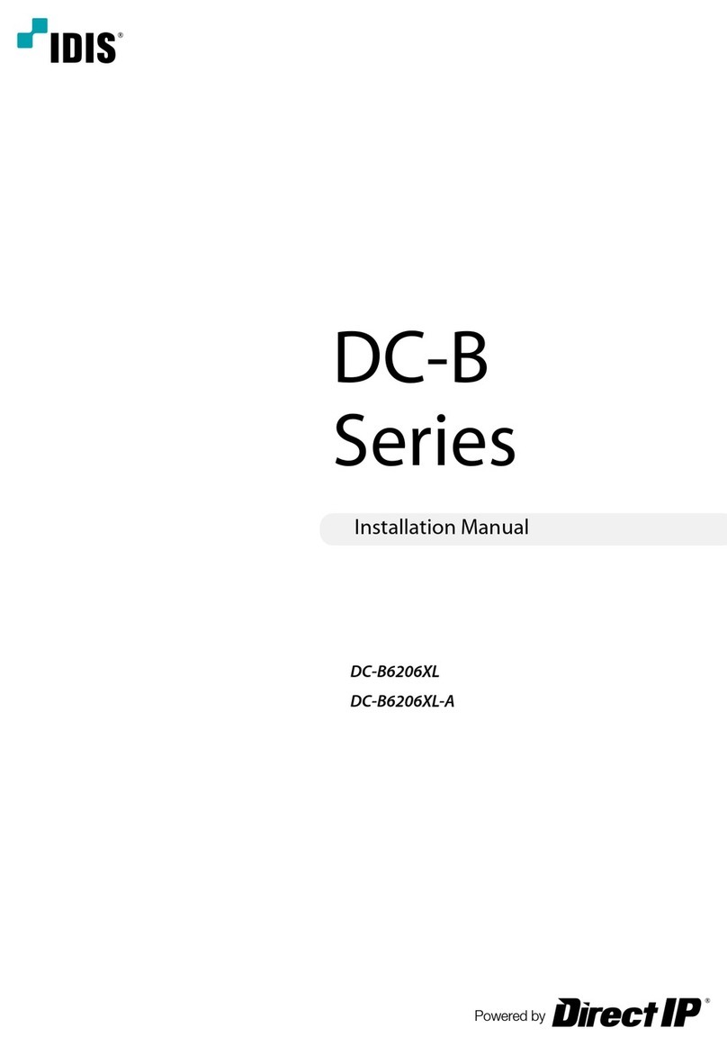 Idis DC-B6206XL User manual