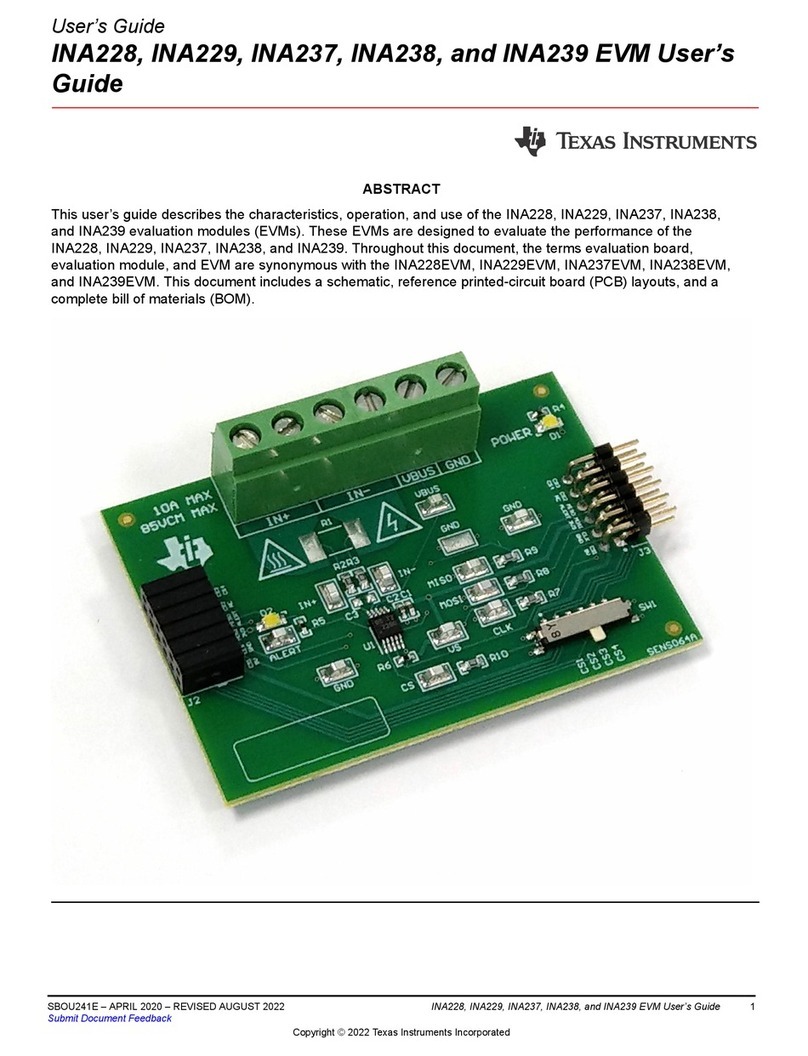 Texas Instruments INA228 EVM User manual