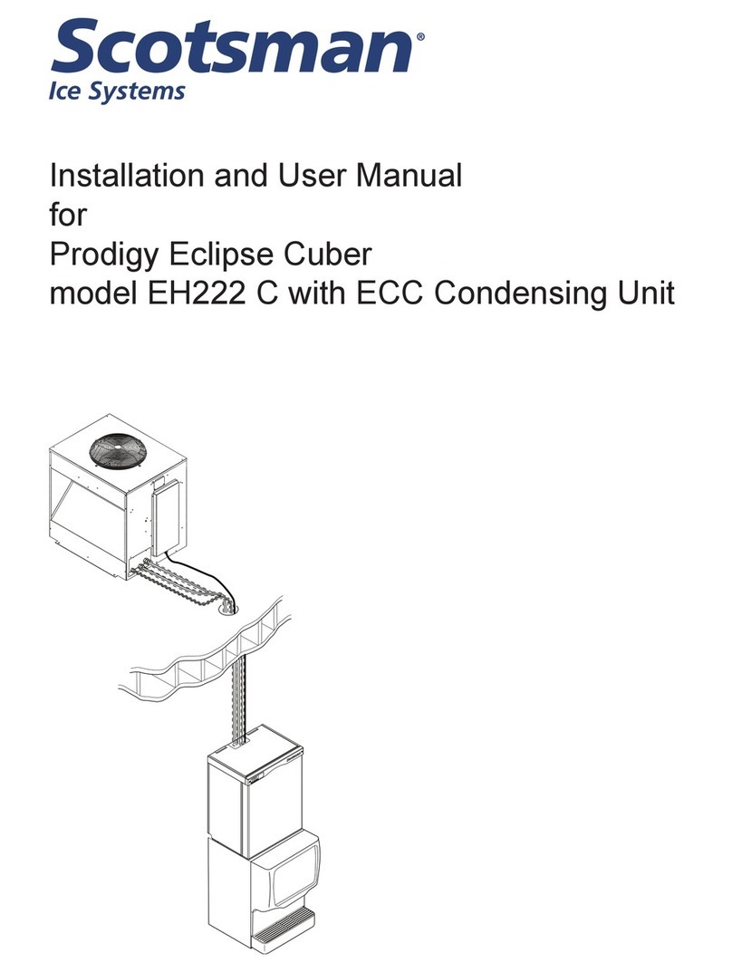 Scotsman Prodigy Eclipse Cuber EH222 C User manual