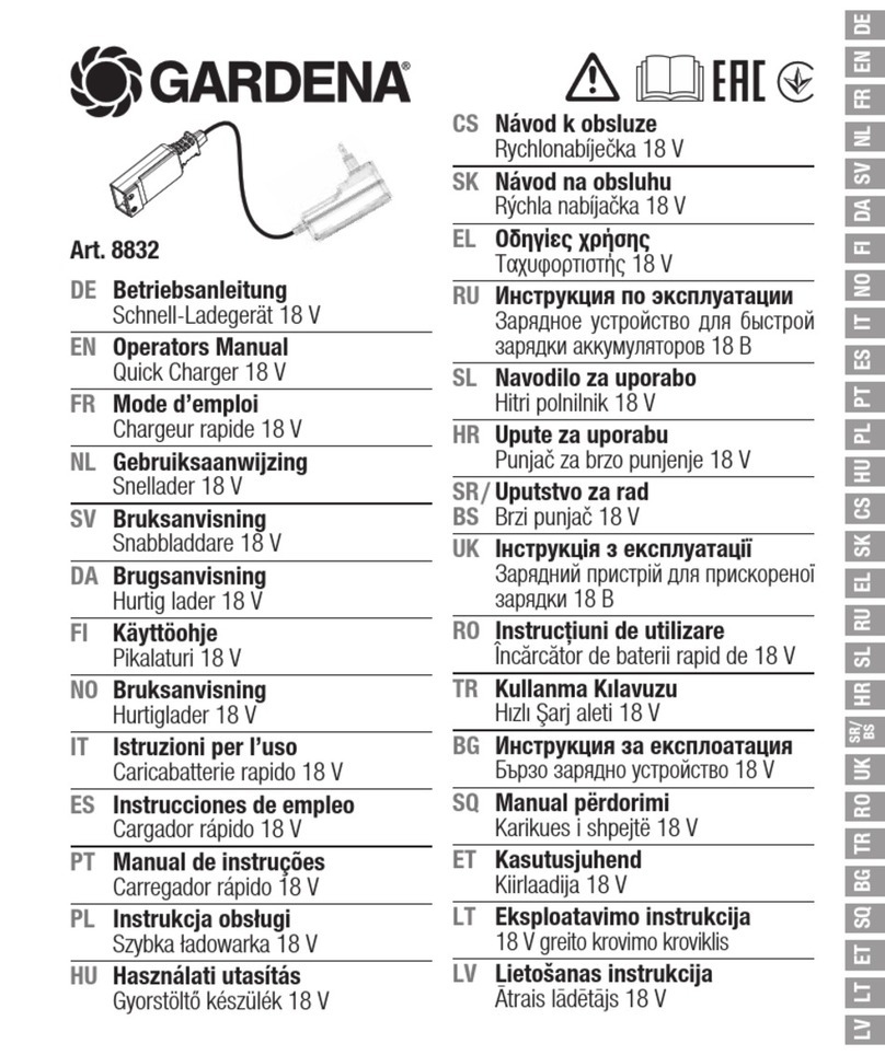 Gardena QC18 User manual