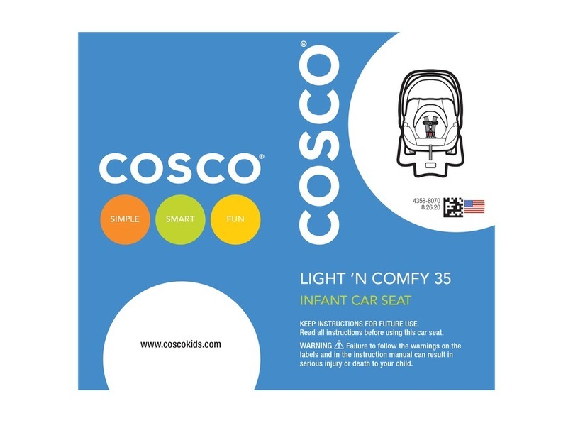 Cosco LIGHT 'N COMFY 35 User manual